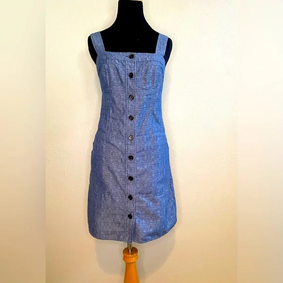 Derek Lam for Design Nation Denim Button Up Dress Size 4 - Picture 4 of 11